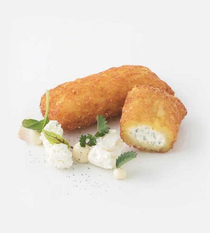 Fagottini con formaggio ed erbette