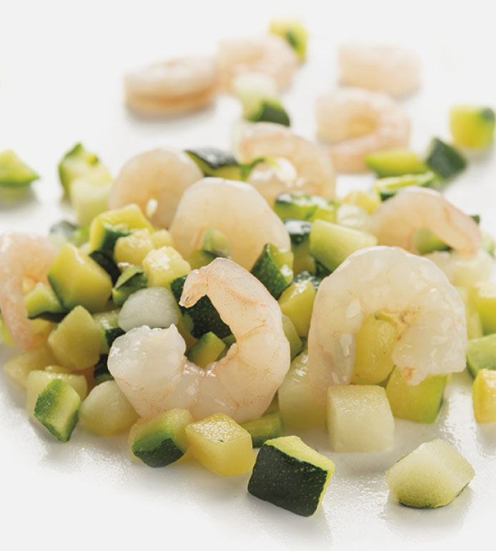 Preparato orto e mare