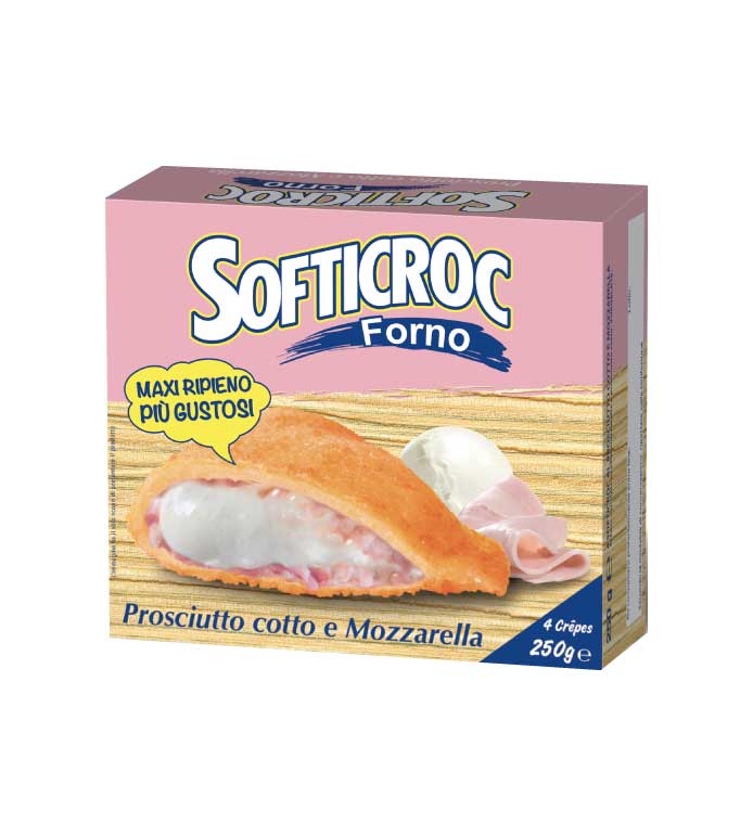 Crepes mozzarella e prosciutto