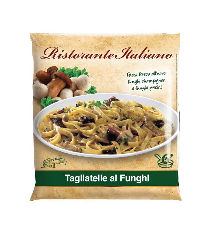 Tagliatelle ai funghi surgelate