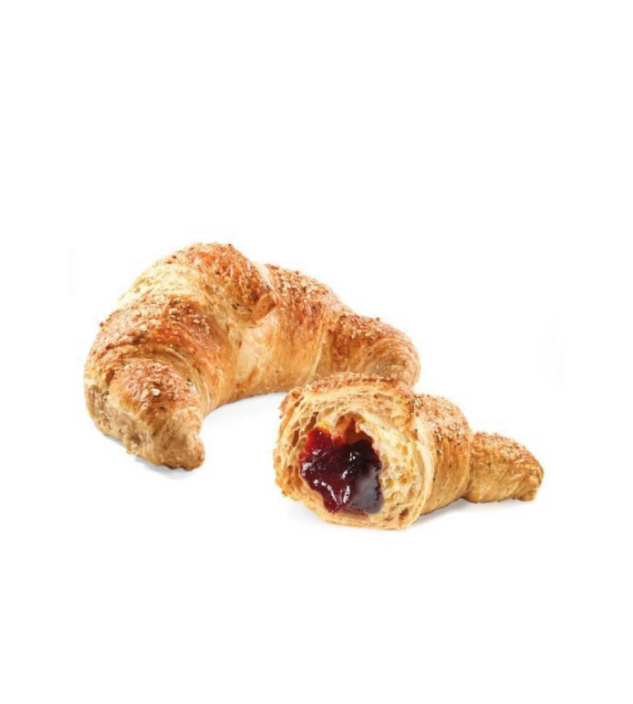 Cornetto multicereali con frutti di bosco
