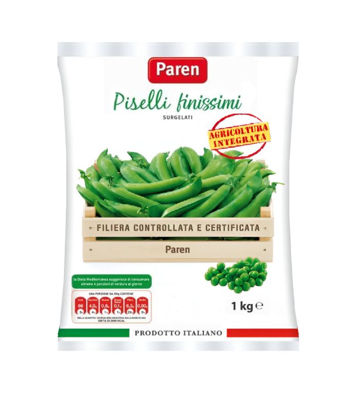 piselli finissimi. Surgelato 1 Kg