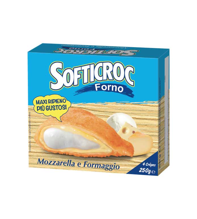 Crepes di mozzarella e formaggio