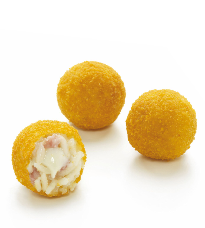 Arancino prosciutto e mozzarella Shop Big Marlin Surgelati online