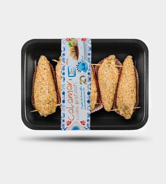 Calamari ripieni gratinati